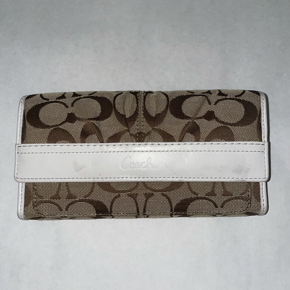 100% Authentic White Coach Wallet